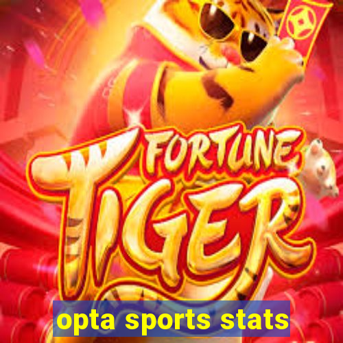 opta sports stats